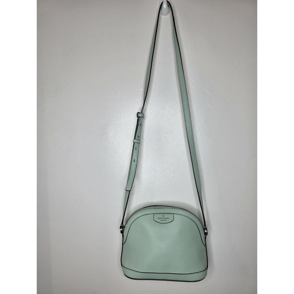 Leather Mint Green Kate Spade Sylvia Dome Crossbody Bag
